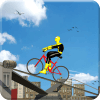 SuperHeroesBMXBicycleStuntsRider:Rooftop