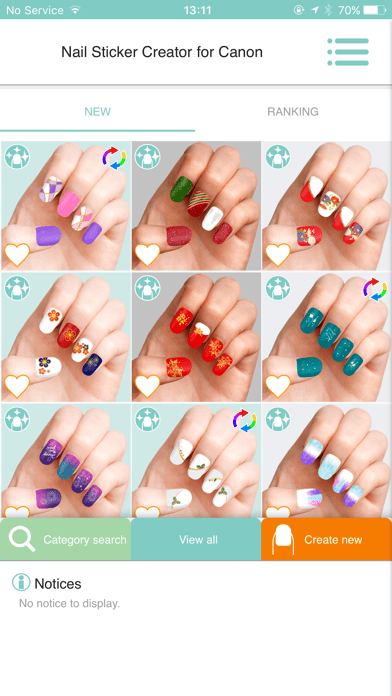 nail sticker creator for canon