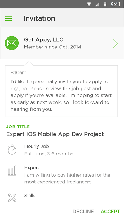 upwork app