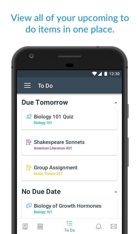 canvas student app